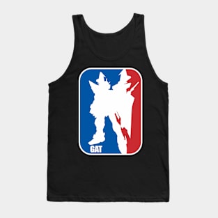 gundam strike noir gat nba logo baskelball Tank Top